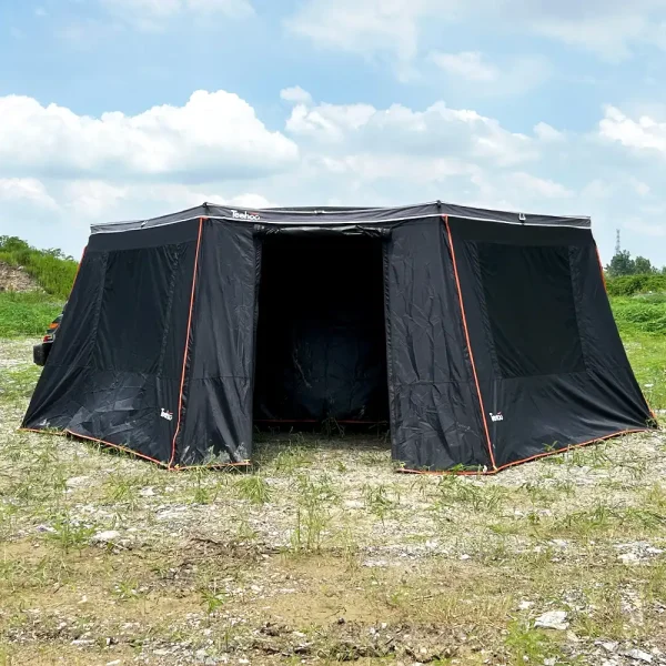 180 awning walls open door