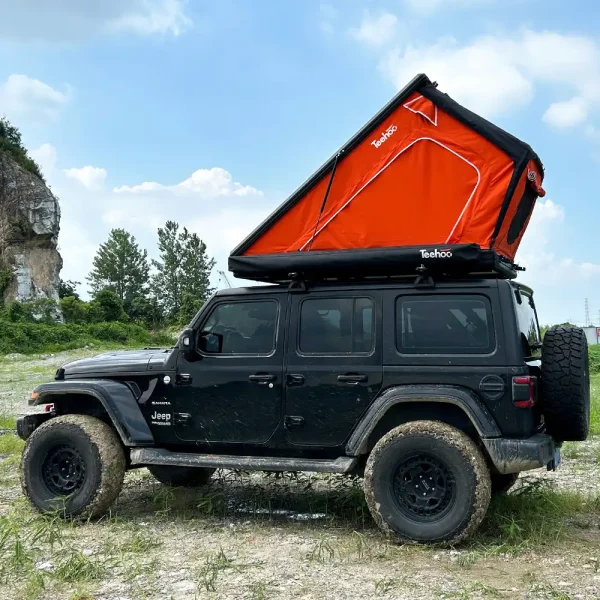 Flipped Aluminum Clamshell Roof Top Tent（RC-ALU-02）