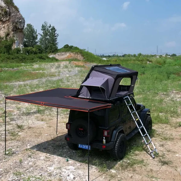 Side Opening Aluminum Clamshell Roof Top Tent（RC-ALU-03）