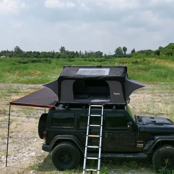 Side Opening Aluminum Clamshell Roof Top Tent（RC-ALU-03）